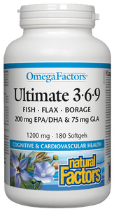 特级混合油Omega3.6.9 (鱼油+亚麻油+玻璃苣油), 90软胶囊