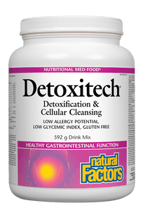 Natural Factors Detoxitech&trade; Healing Food Supplement, 592 g