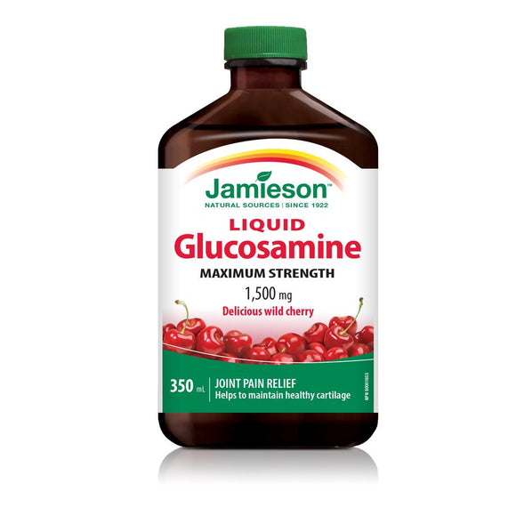 Jamieson 液体氨基葡萄糖(保护关节健康） 1,500 毫克，350 毫升