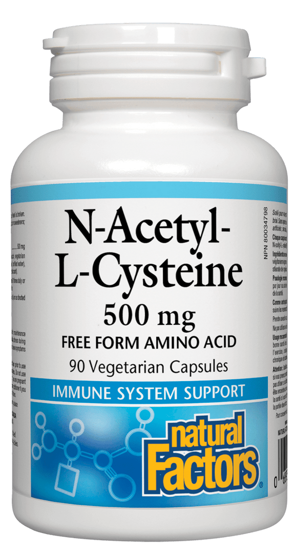 Natural Factors N-Acetyl Cysteine (NAC ) 90 veg capsules