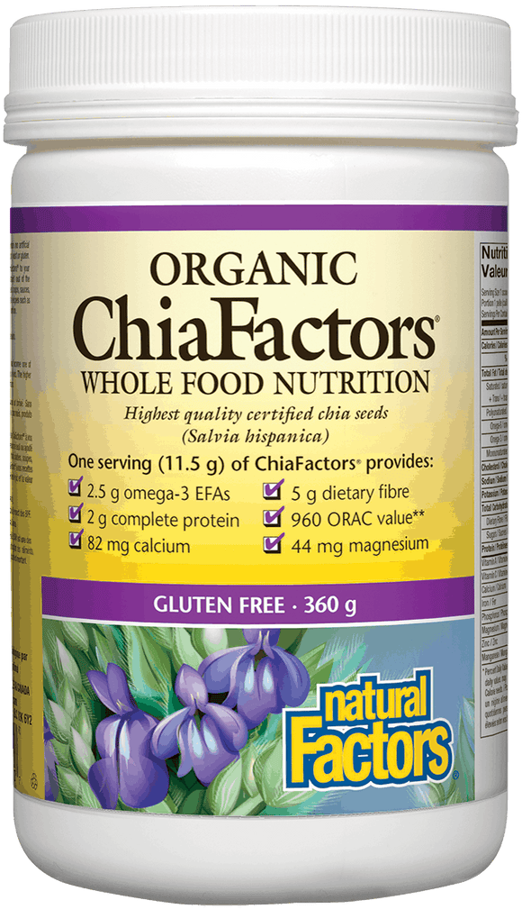 Natural Factors 有机ChiaFactors奇异籽，非转基因有机奇异种子，360克