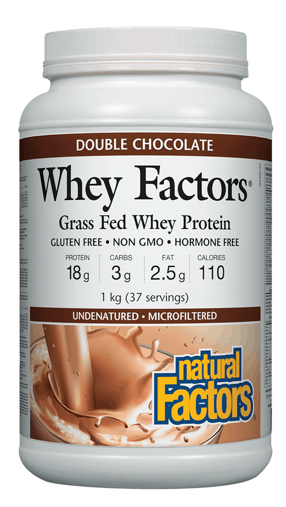 乳清蛋白，高蛋白质 - 双倍巧克力口味，1000克粉末