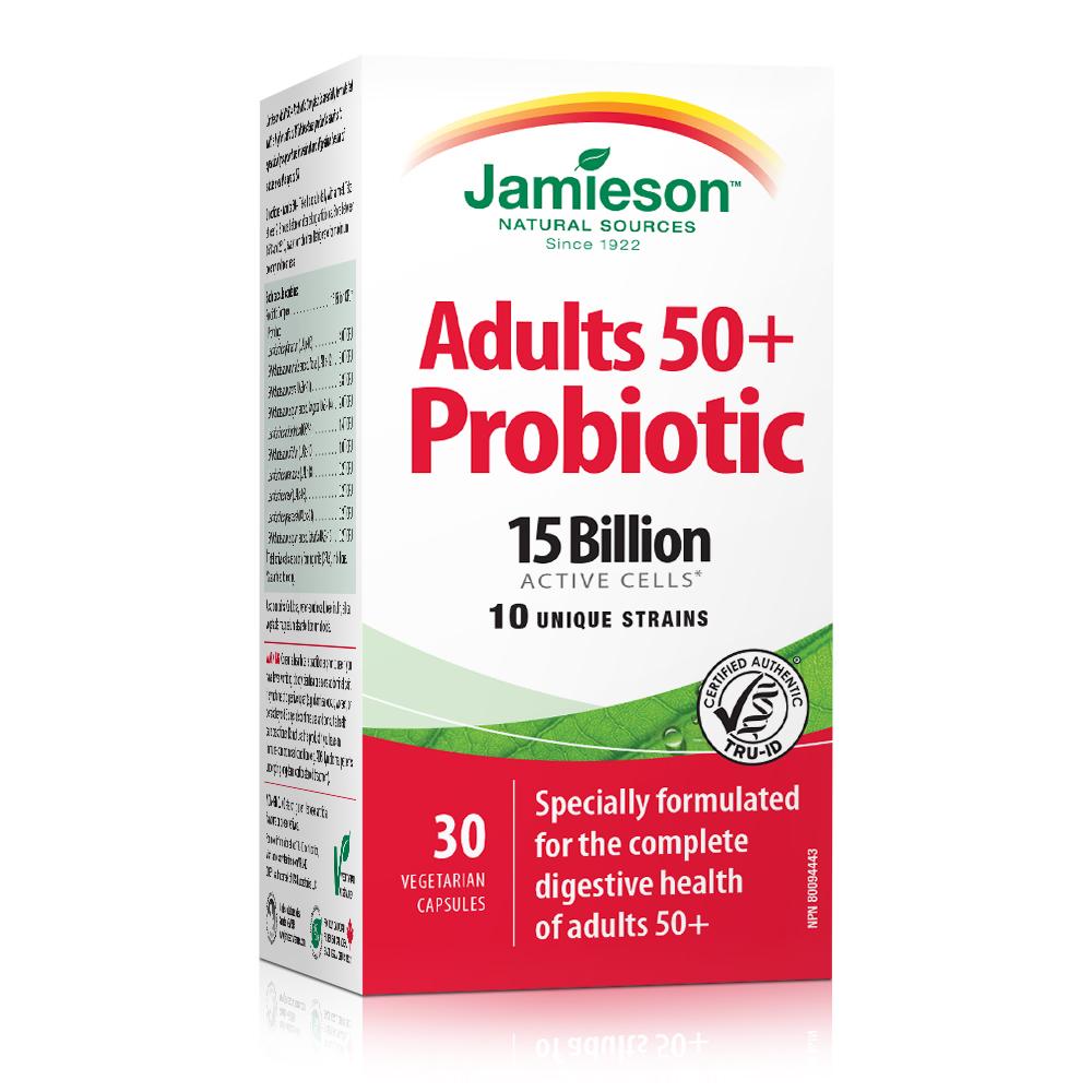 健美生 Jamieson Probiotic Complex For Adults 50 +, 30 capsules 