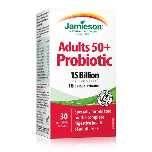 健美生 Jamieson Probiotic Complex For Adults 50 +, 30 capsules 