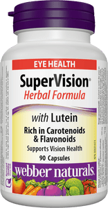 【clearance】Webber Naturals SuperVision Herbal Formula with Lutein, 90 caps EXP: 03/2025