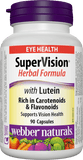 【clearance】Webber Naturals SuperVision Herbal Formula with Lutein, 90 caps EXP: 03/2025