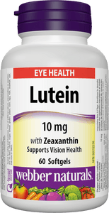 Webber Naturals Lutein (10 mg) with Zeaxanthin, 60 softgels