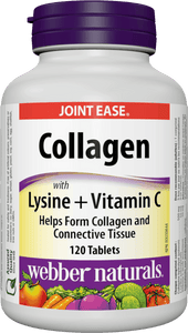 Webber Naturals Collagen with Lysine + Vitamin C, 120 tablets