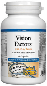 Natural Factors 復方視力新配方 Vision Factors, 60 膠囊