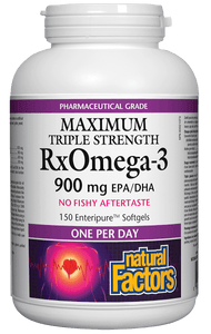 Rx歐美加-3魚油-純天然三重健康保護，150粒軟膠囊