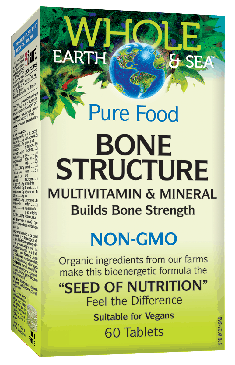 Natural Factor Bone Structure Multivitamin & Mineral, 60 tablets