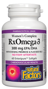 Natural Factors Women's Complete RxOmega-3 Factors, 60 softgels