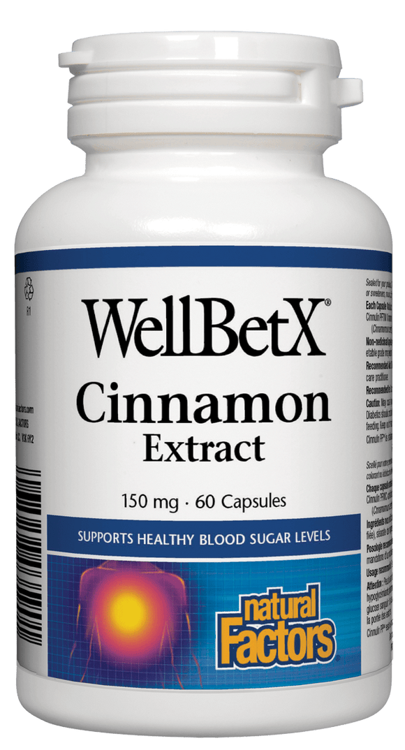 WellBetX™ 桂香血糖控制配方, 60颗
