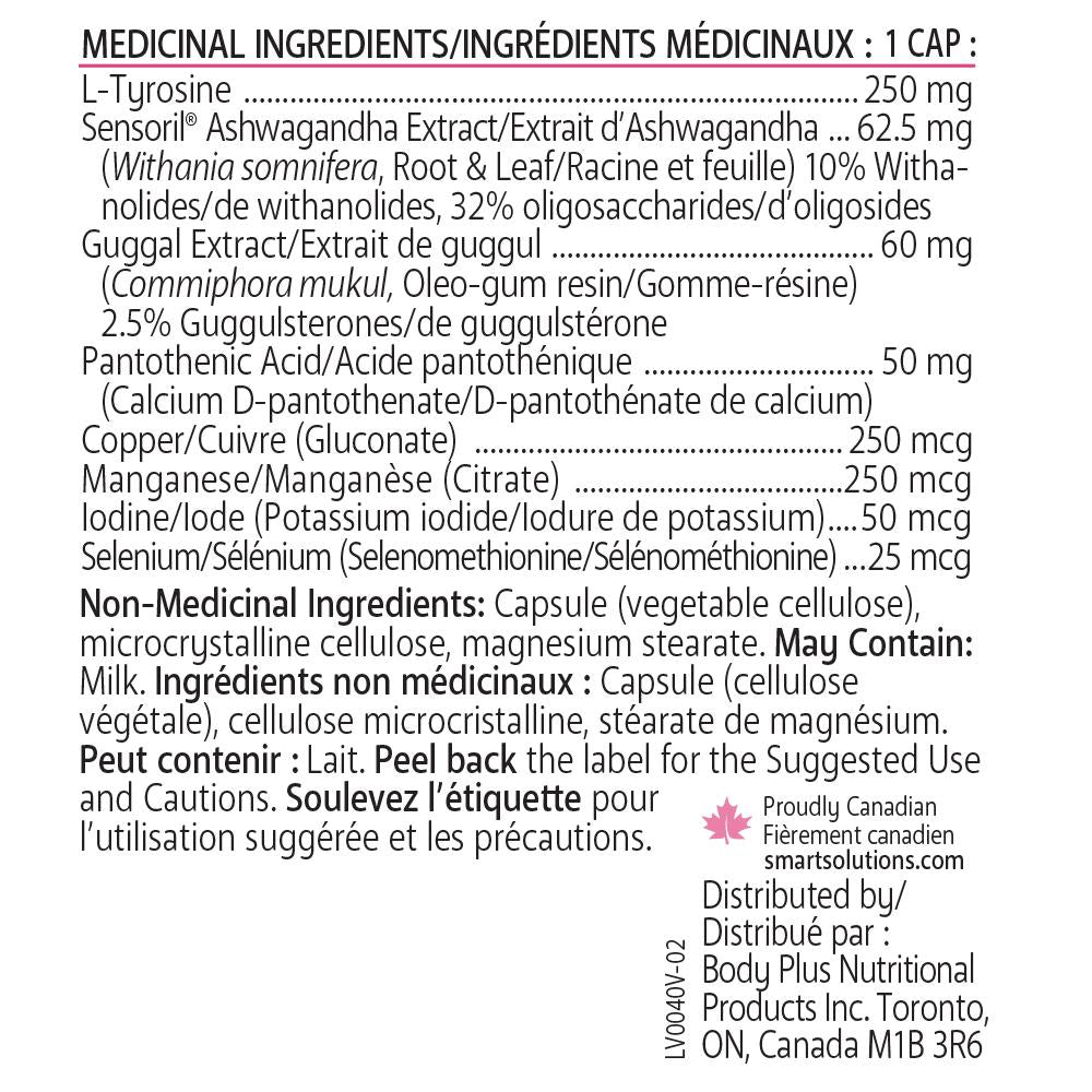 Lorna Vanderhaeghe THYROsmart 維護甲狀腺健康, 60粒素食膠囊