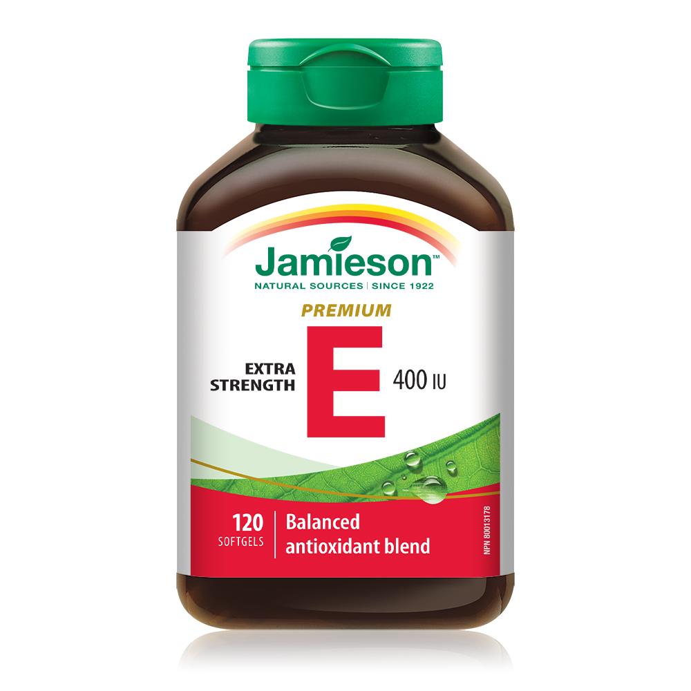 Jamieson Vitamin E Premium Complex 120 softgels 健美生