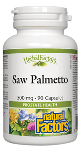 Natural Factors Saw Palmetto 500 mg 90 capsules