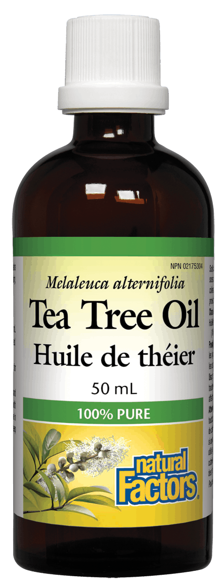 Natural Factors Tea Tree Oil, 100% Pure, 50mL