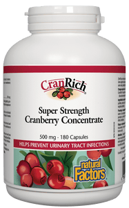  CranRich® 强效蔓越莓精华， 500毫克，180粒