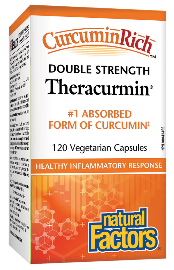 Natural Factors CurcuminRich Theracurmin Double Strength 120 vcaps