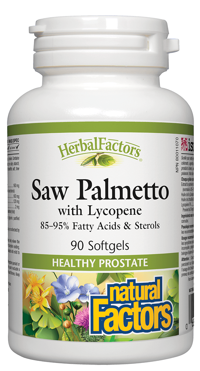 Natural Factors Saw Palmetto NATVD 90 softgels