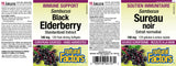 Natural Factors Black Elderberry 100 mg · Standardized Extract, 120 softgels