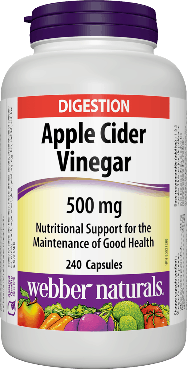 天然苹果醋500毫克, 240 颗