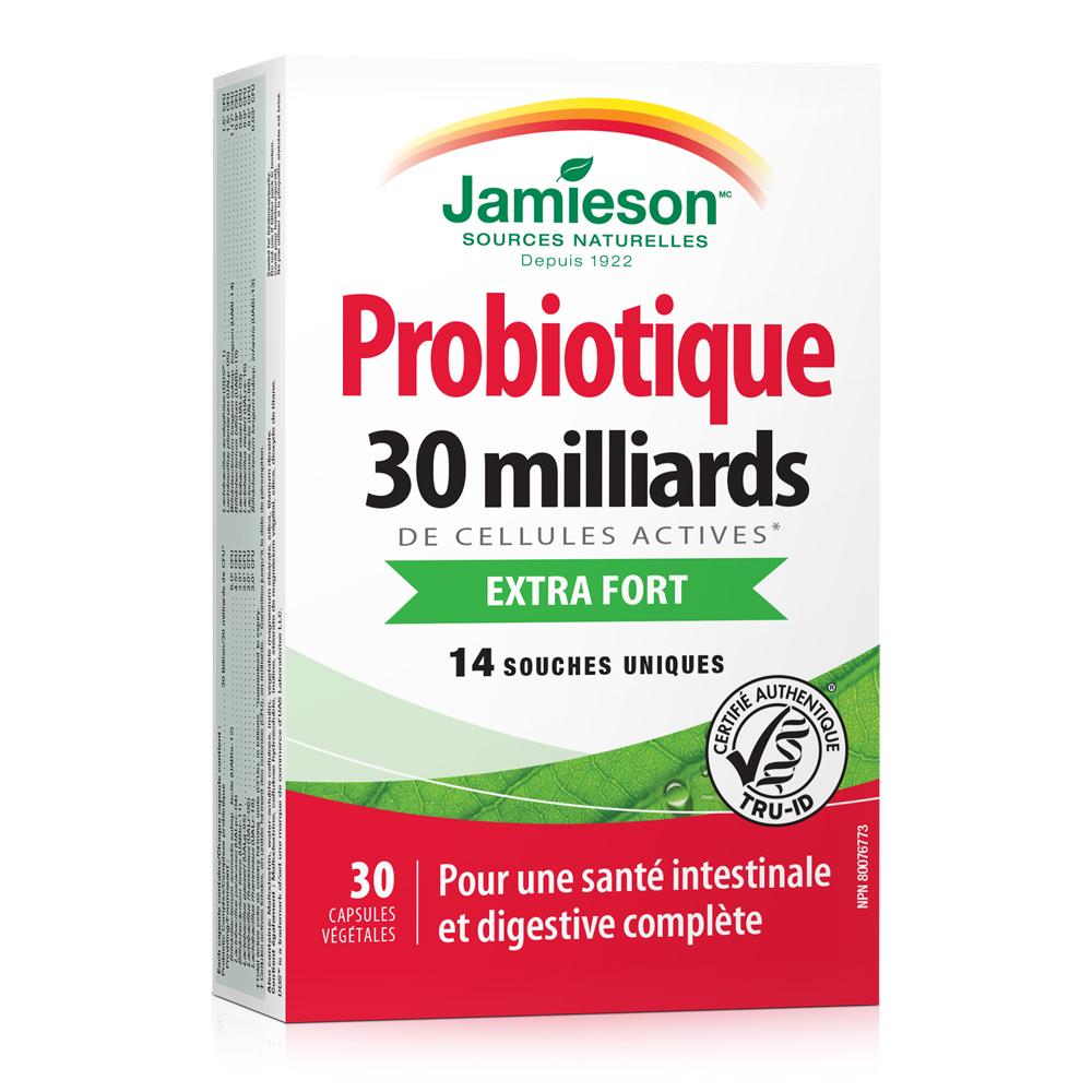 Jamieson Probiotics 30 Billion 30 veg capsules 健美生 French 