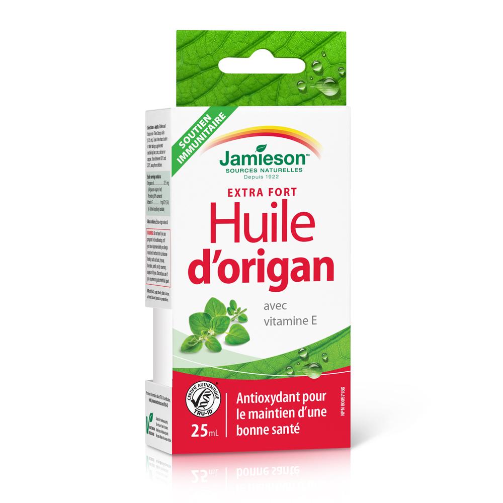 Jamieson Oregano Oil with Vitamin E  25 ml 健美生 huile d'origan