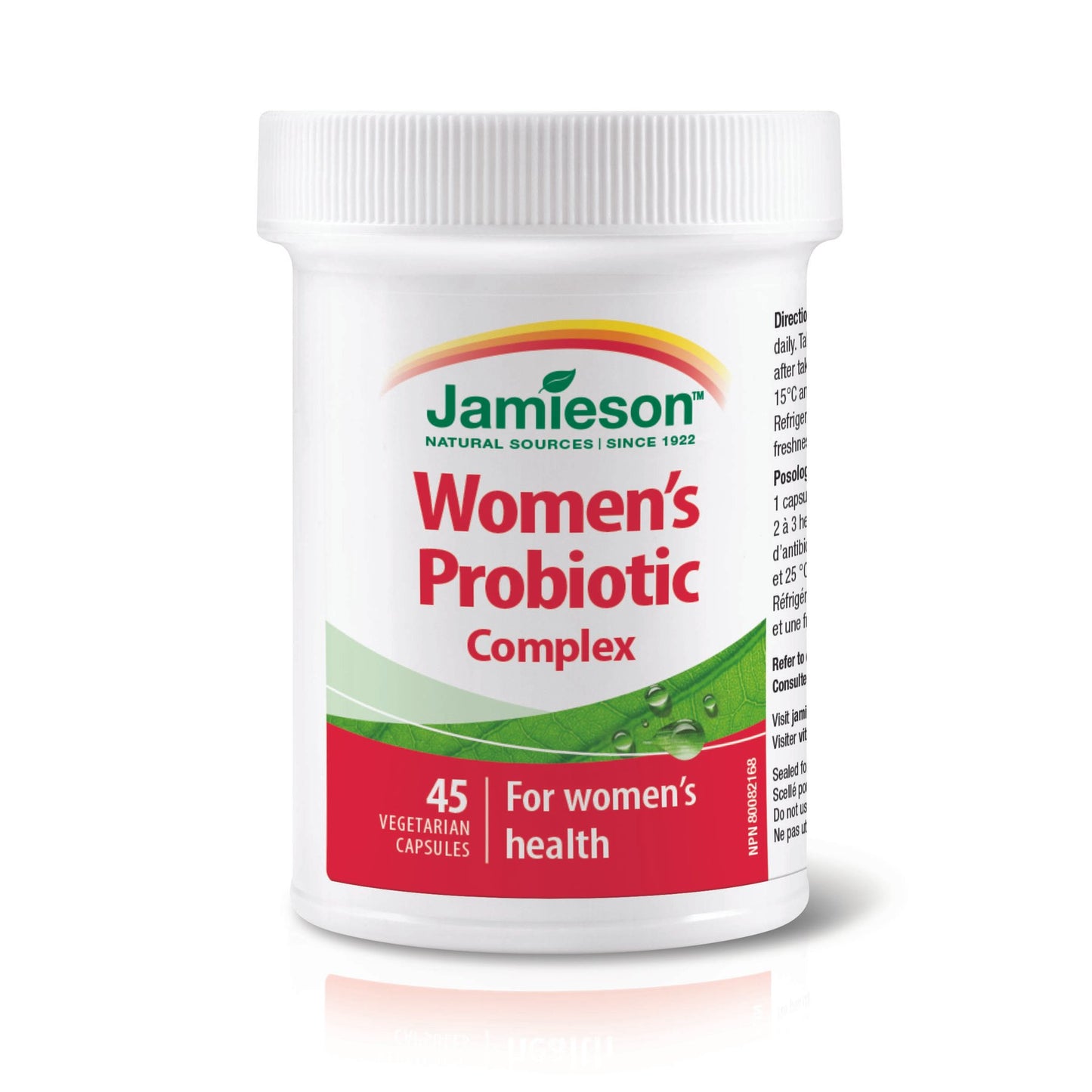 Jamieson Women's Probiotic Complex, 45 caps jar 健美生