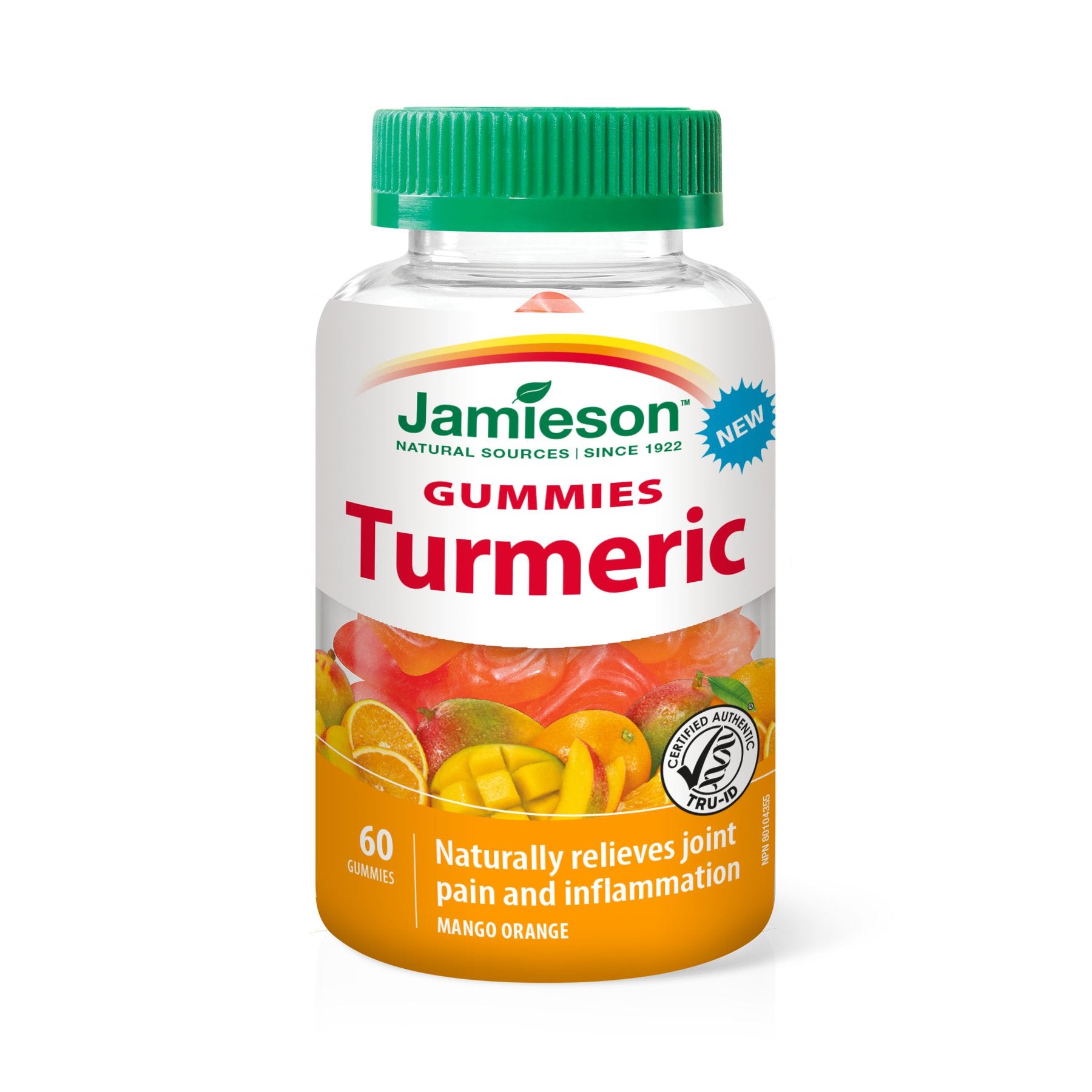 健美生 Jamieson Turmeric Gummy, 60 gummies Canada 