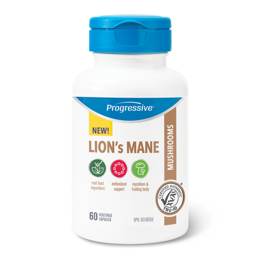 Progressive Lion's Mane, 60 caps