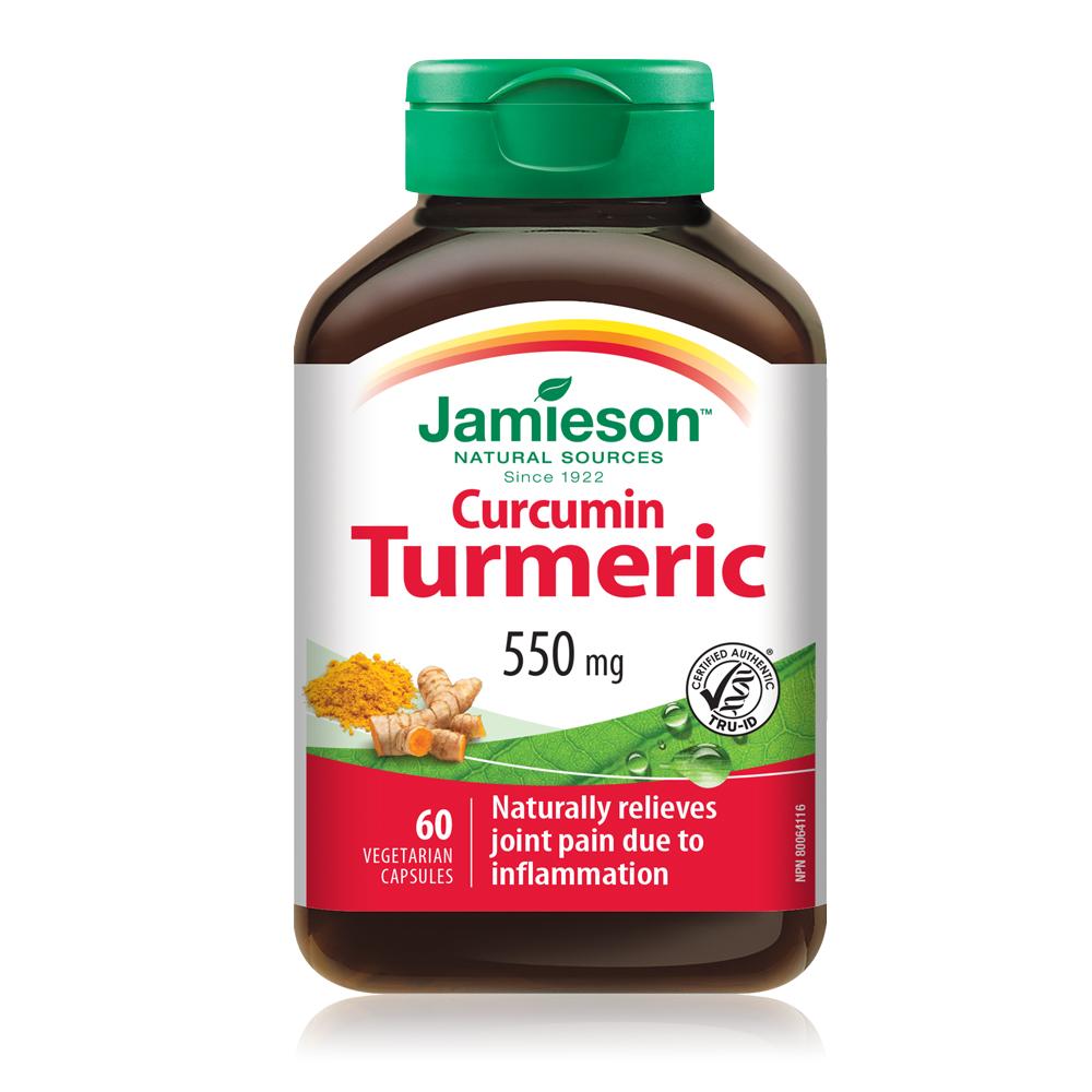 健美生 Jamieson Curcumin Turmeric 550mg 60 veg caps