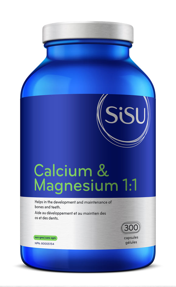 SISU Calcium & Magnesium 1:1 w/ D 300 caps