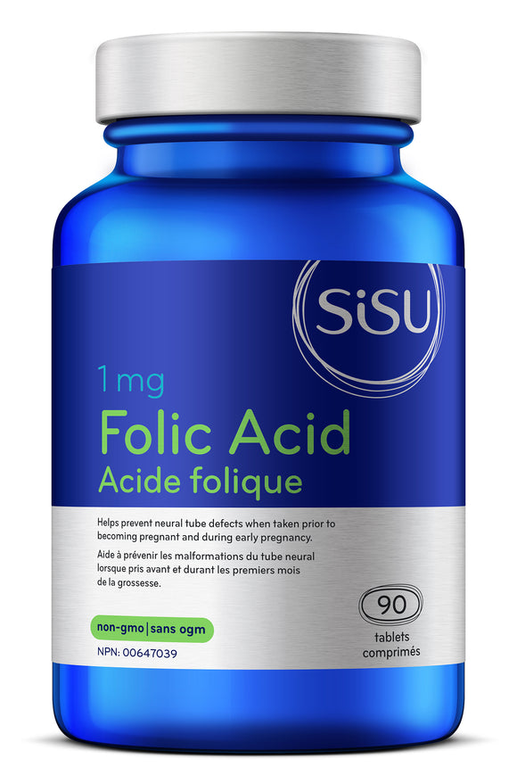 SISU Folic Acid 1mg, 90 tabs
