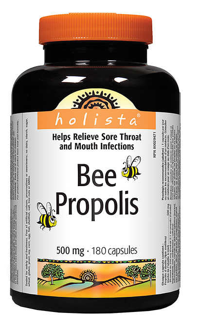 Holista Bee Propolis, 500mg, 180 caps