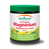 Jamieson Magnesium Bisgylcinate Plus Citrate Powder Lemon Lime 228g