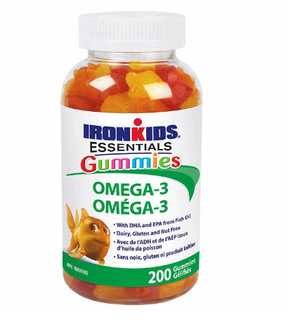 IronKids 小铁人  Omega-3  水果软糖，200 颗