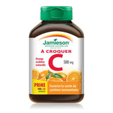 Jamieson Chewable Vitamin C, Tangy Orange, 500 mg, 100 tablets + 20 FREE BONUS