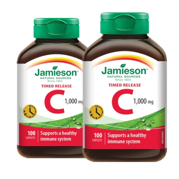 【优惠组合】2瓶 x Jamieson 维生素 C 定时释放 100 粒
