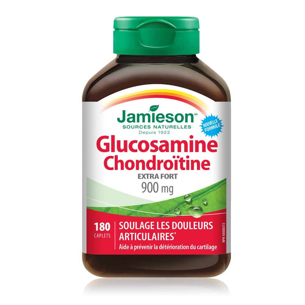 Jamieson Glucosamine Chondroitine 900 mg —  180 caplets