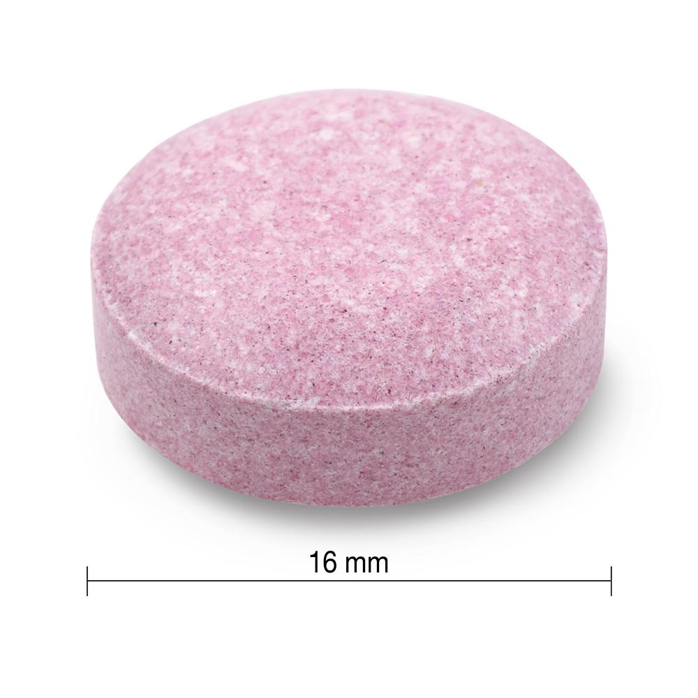 Jamieson Chewable Vitamin C, Grape Juice, 500 mg, 100 tablets + 20 FREE BONUS tablet size 16 mm