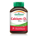 Jamieson Calcium & Vitamin D3, 500mg/1000IU, 90 caplets