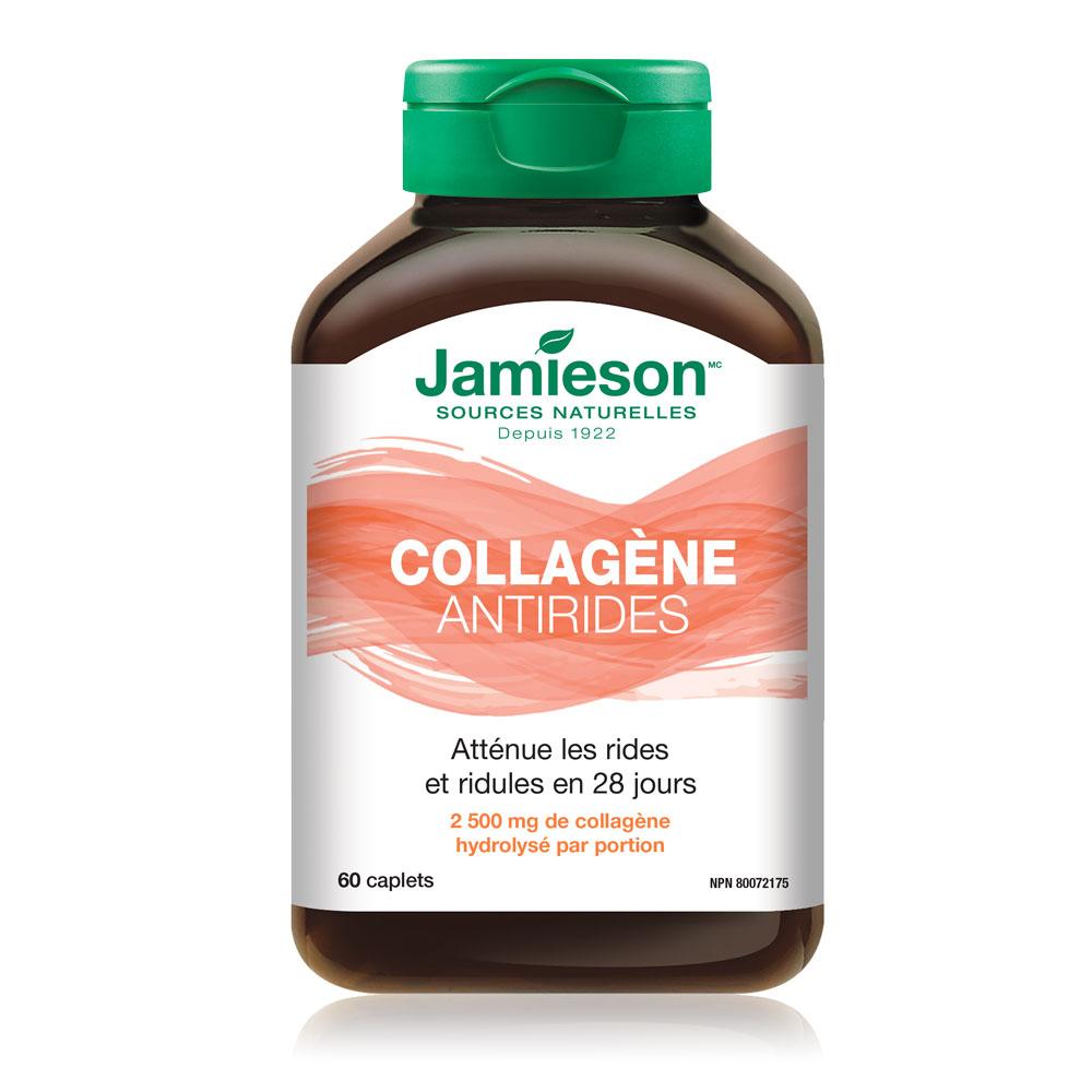 Jamieson Collagen Anti-Wrinkle, 60 Capsules bottle french