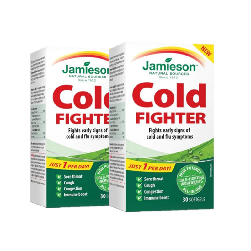 2 x Jamieson Cold Fighter, 30 Softgels Bundle
