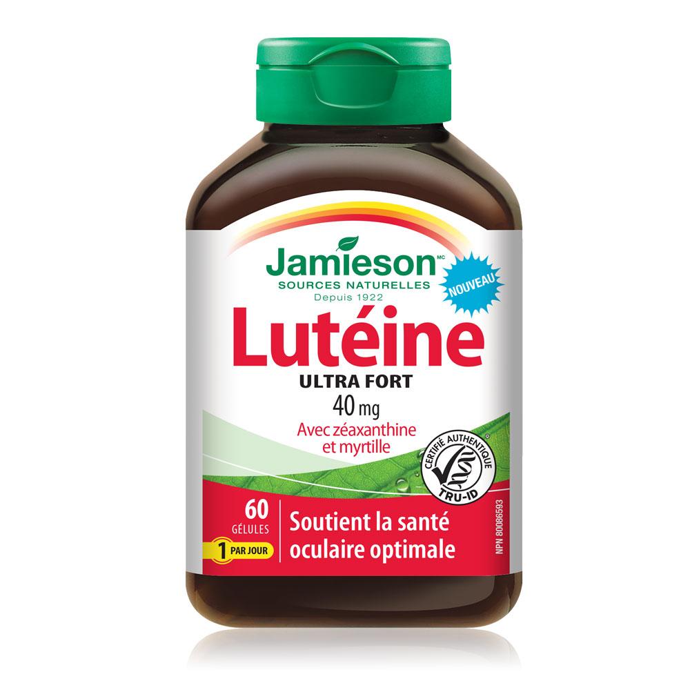 Jamieson Luteine 40mg Ultra Fort 60 softgels 健美生