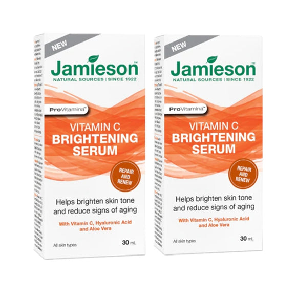 2 x Jamieson Vitamin C Brightening Serum, 30ml Bundle
