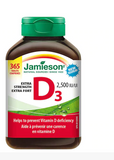 Jamieson 强效维生素D3，2500IU，365片 