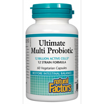 Natural Factors Ultimate Probiotic Complex, 60 caps 然自自然