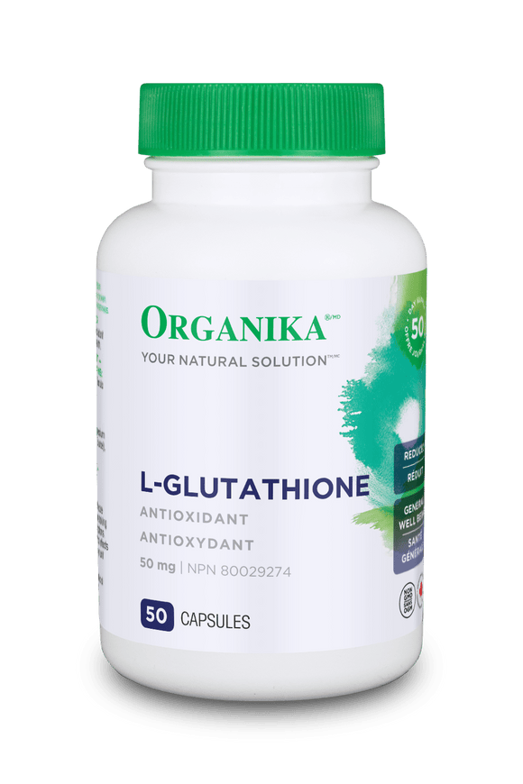 Organika L-Glutathione, 50 mg, 50 capsules