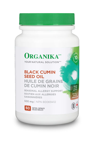 优格康 Organika Black Cumin Seed Oil 500 mg, 60 softgels